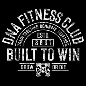 BUILT TO WIN - T-SHIRT - BLACK - PSDECV Design