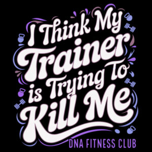 KILLER TRAINER - WOMEN'S CROPPED HOODIE - $DEWVPA$ Design