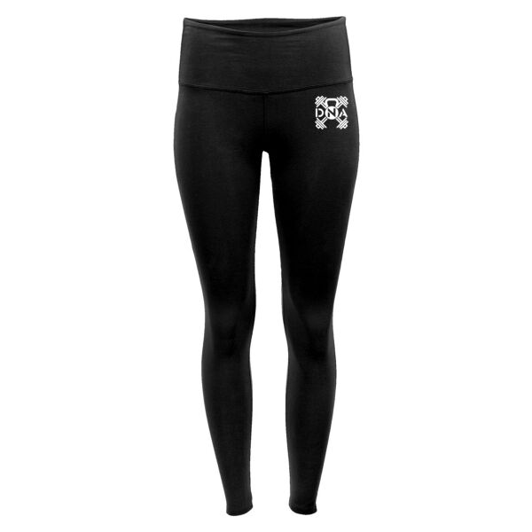 DNA LOGO - HIGH WAIST LEGGINGS - BLACK - $BC84YT$ Thumbnail